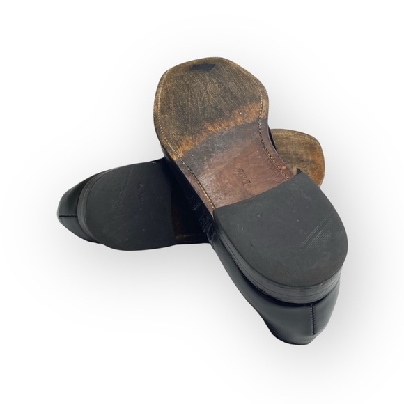 Polo Ralph Lauren ❁ Classic Oxford Wingtip Dress Shoes ❁ Black Leather ❁ 11.5 - Picture 12 of 17